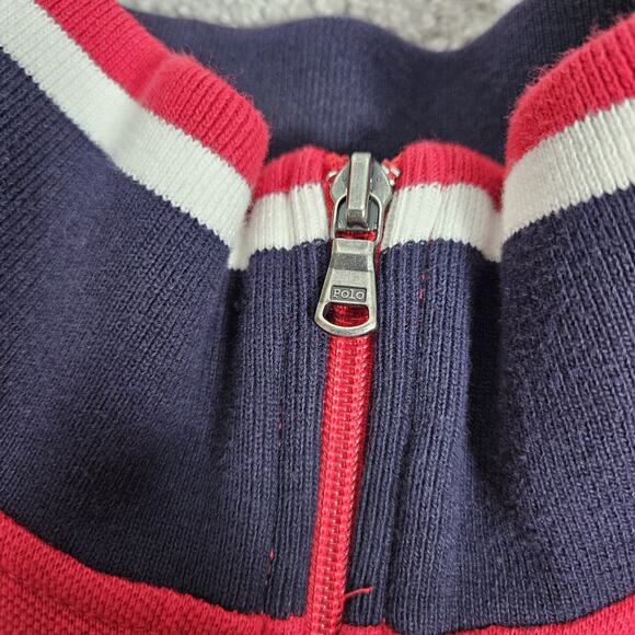 Polo Ralph Lauren Track Jacket Mens Large Red Team USA Vancouver 2010 Olympics - Picture 3 of 16